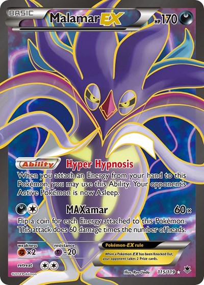 PHF: Malamar EX (115 Full Art) (Holofoil)