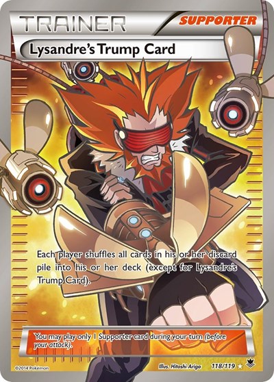 PHF: Lysandre's Trump Card (118 Full Art) (Holofoil)