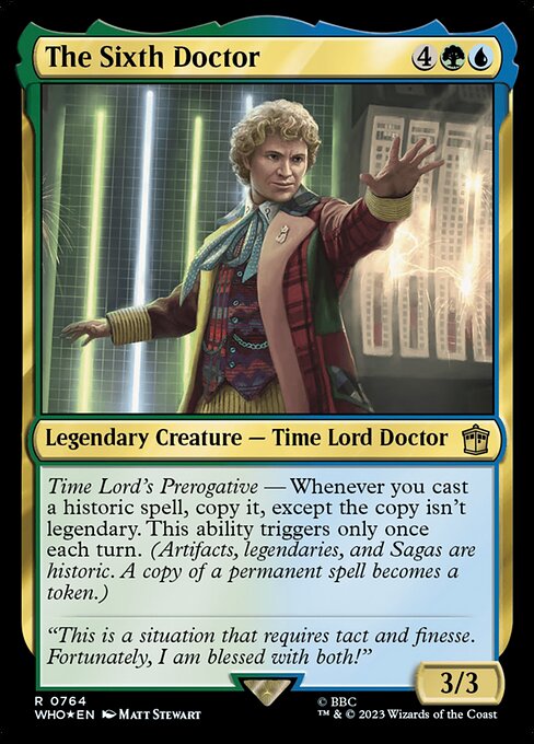 WHO: The Sixth Doctor (Surge Foil)