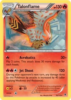 PR: Talonflame - 10/119 (XY Phantom Forces) (Holofoil)