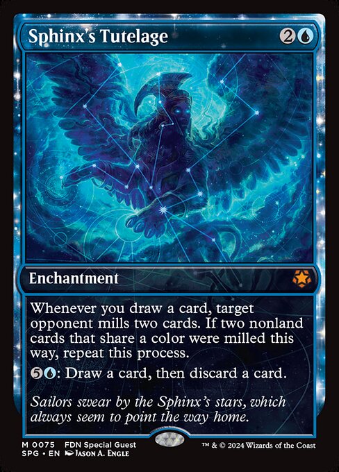 SPG: Sphinx's Tutelage (Showcase) (Foil)