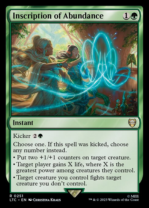 LTC: Inscription of Abundance