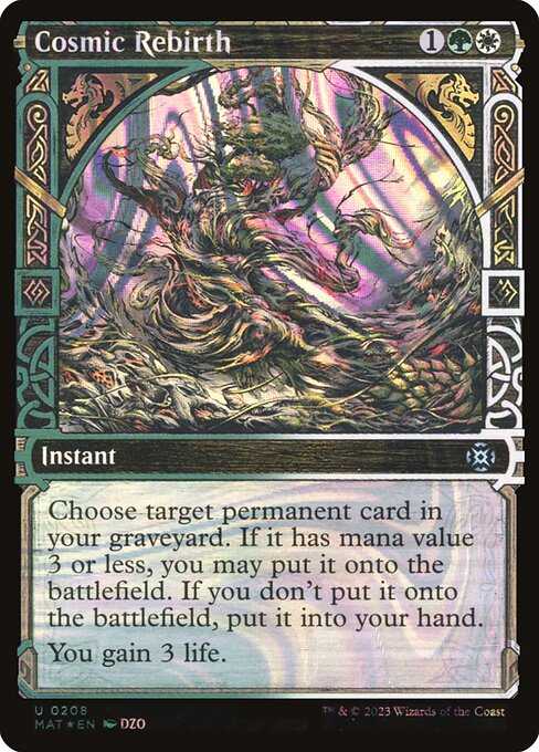 MAT: Cosmic Rebirth (Halo Foil)