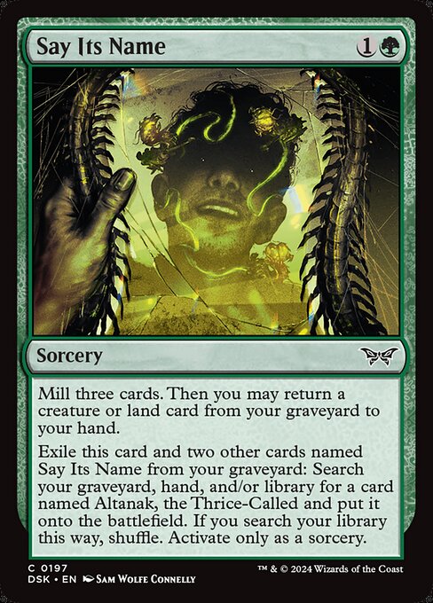 DSK: Say Its Name (Foil)