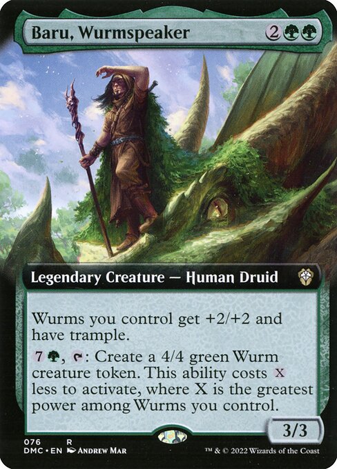 DMC: Baru, Wurmspeaker (Extended Art) (Foil)