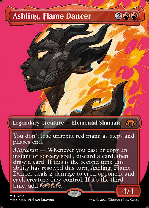 MH3: Ashling, Flame Dancer (Borderless)