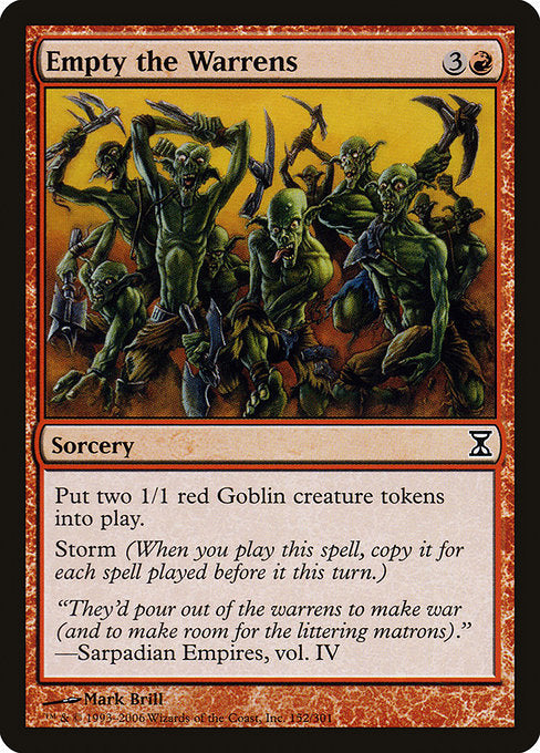 TSP: Empty the Warrens (Foil)