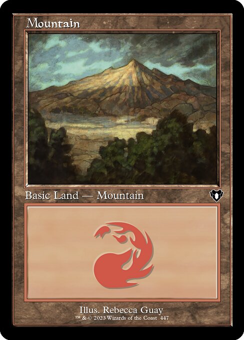 CMM: Mountain (447) (Retro Frame) (Foil)