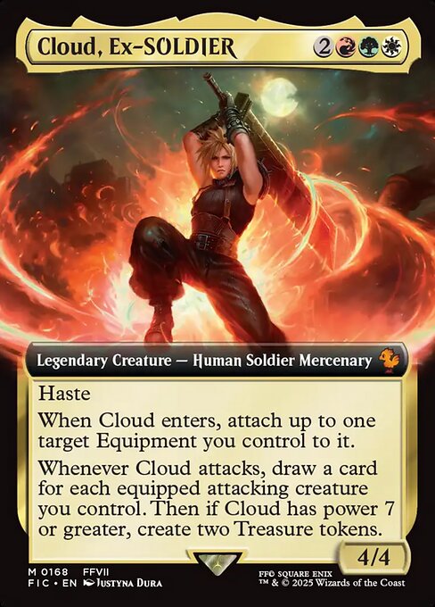 FIC: Cloud, Ex-SOLDIER (Extended Art) (Foil)