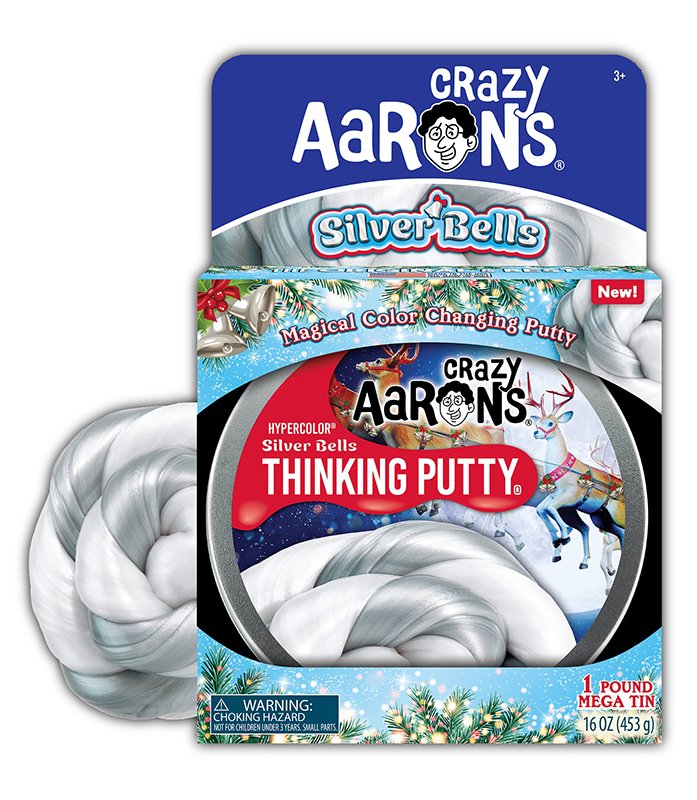 Crazy Aaron's MEGA Thinking Putty - Silver Bells
