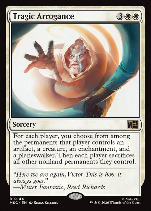 MSC: Tragic Arrogance
