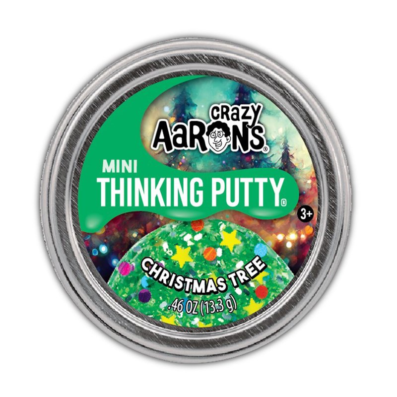 Crazy Aaron's Merry and Bright Thinking Putty Mini Tins