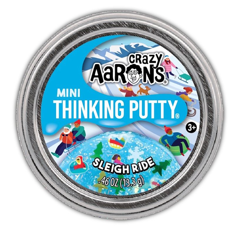 Crazy Aaron's Merry and Bright Thinking Putty Mini Tins