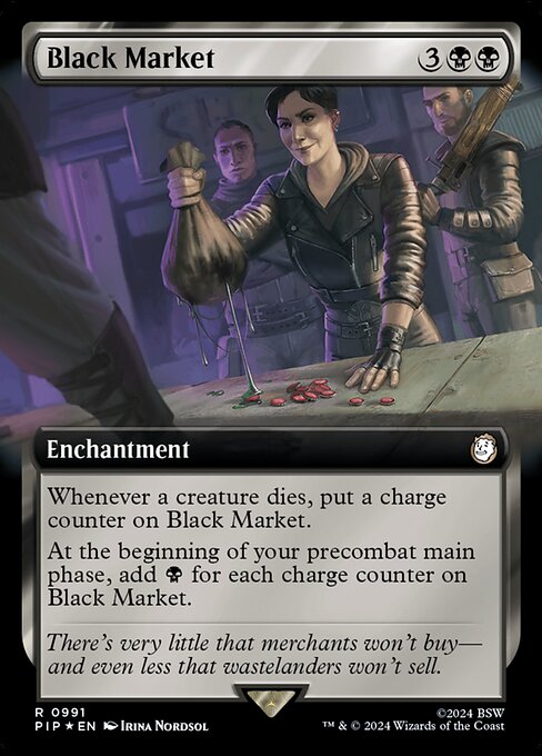 PIP: Black Market (Extended Art) (Surge Foil)