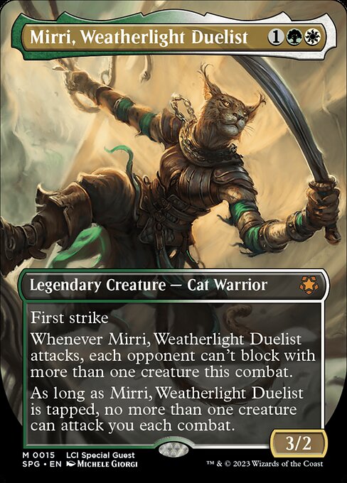 SPG: Mirri, Weatherlight Duelist (Borderless) (Foil)