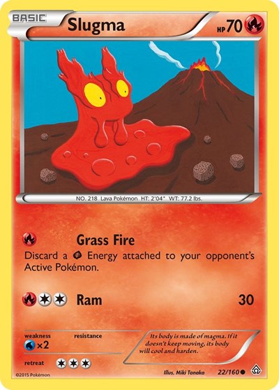 PRC: Slugma (Reverse Holofoil)