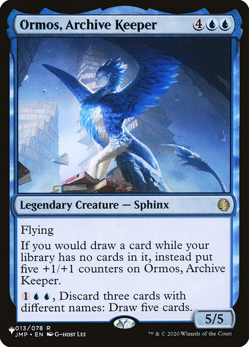 PLST: Ormos, Archive Keeper