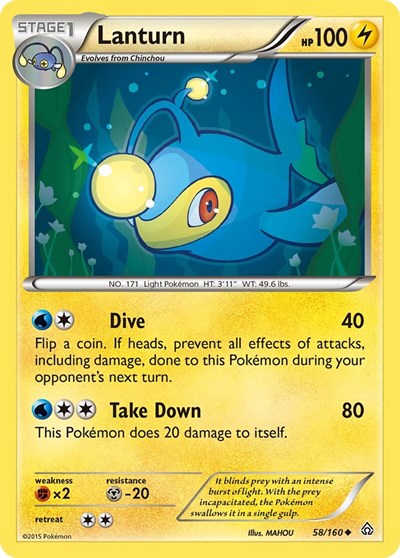 PRC: Lanturn (Reverse Holofoil)
