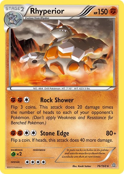 PRC: Rhyperior (Reverse Holofoil)