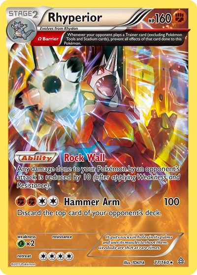 PRC: Rhyperior (Omega) (Reverse Holofoil)