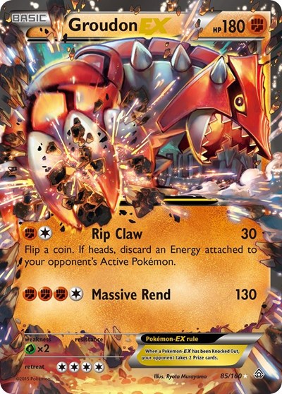 PRC: Groudon EX (Holofoil)