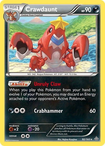PRC: Crawdaunt (Holofoil)