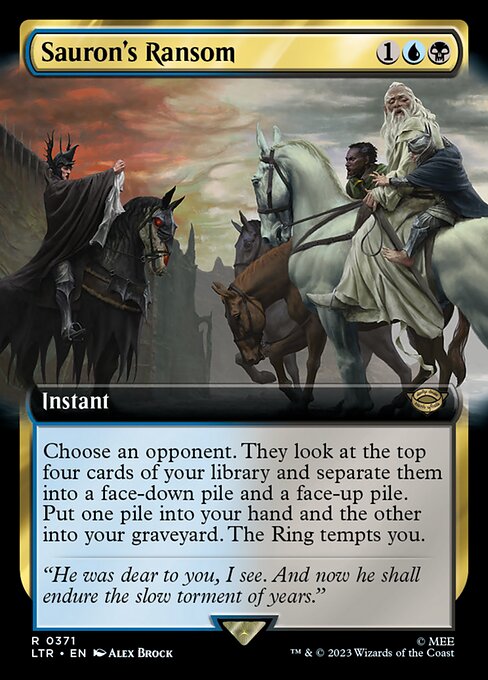 LTR: Sauron's Ransom (Extended Art) (Foil)