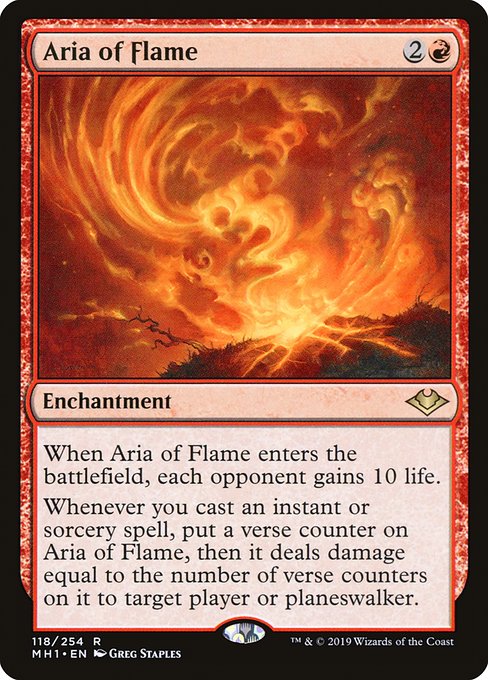 MH1: Aria of Flame (Foil)