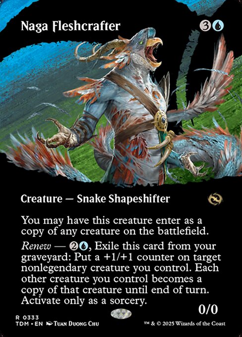 TDM: Naga Fleshcrafter (Borderless) (Foil)