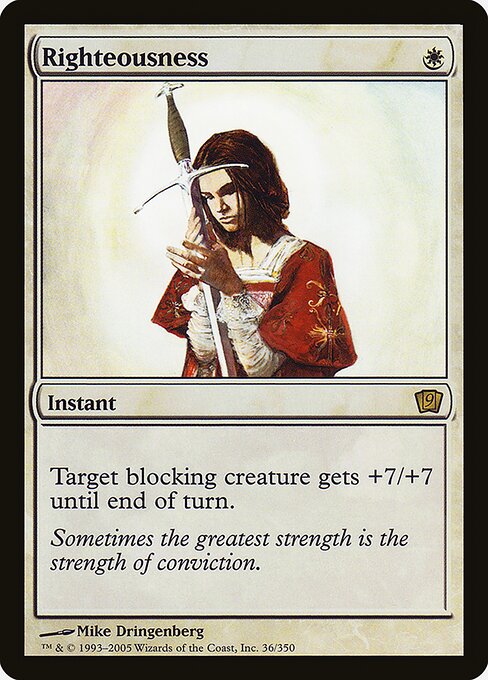 9ED: Righteousness (Foil)