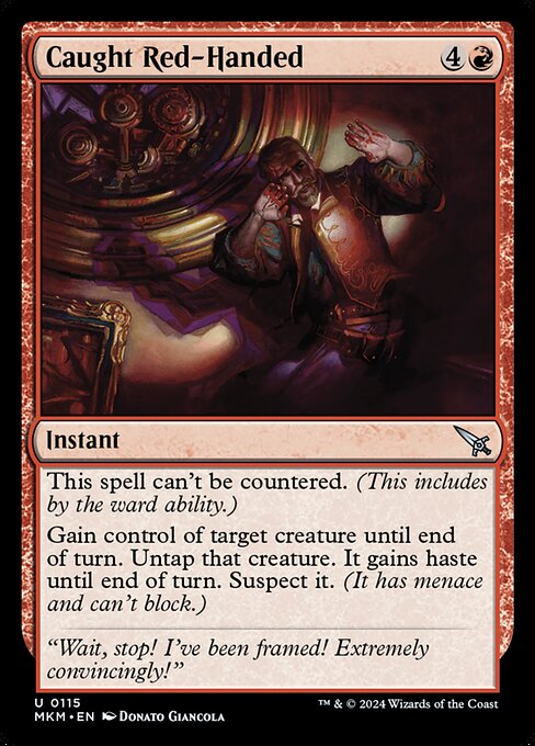 MKM: Caught Red-Handed (Foil)