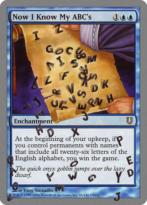 UNH: Now I Know My ABC's