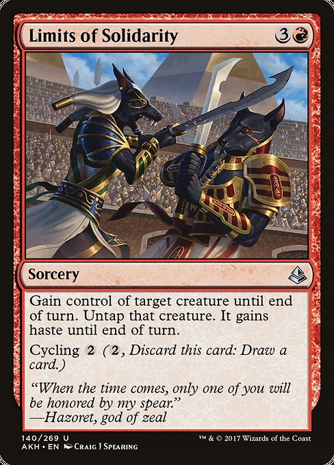 AKH: Limits of Solidarity (Foil)