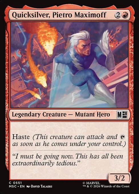 MSC: Quicksilver, Pietro Maximoff (0551)