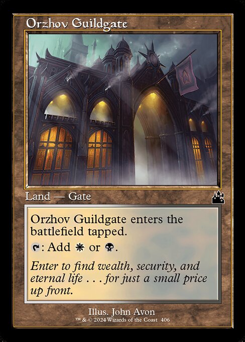 RVR: Orzhov Guildgate (Retro Frame)