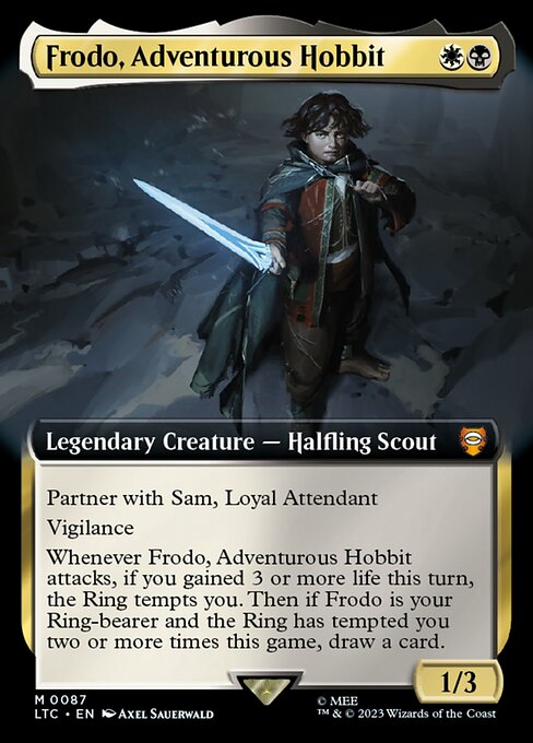 LTC: Frodo, Adventurous Hobbit (Extended Art) (Foil)