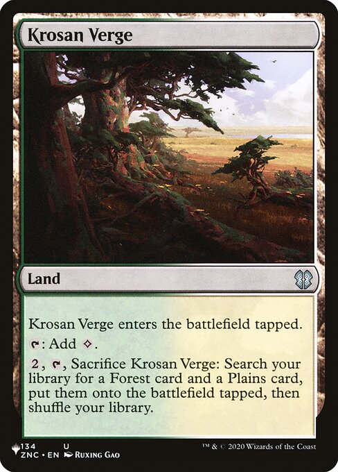 PLST: Krosan Verge (ZNC)