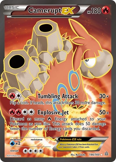PRC: Camerupt EX (146 Full Art) (Holofoil)