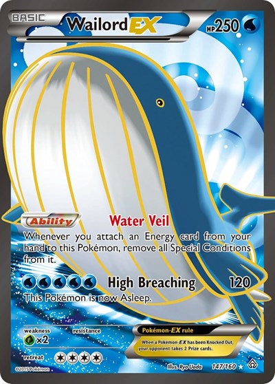 PRC: Wailord EX (147 Full Art) (Holofoil)