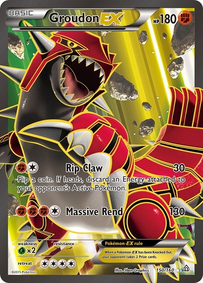PRC: Groudon EX (150 Full Art) (Holofoil)
