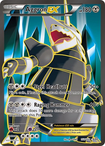 PRC: Aggron EX (153 Full Art) (Holofoil)