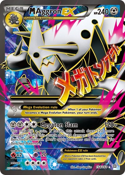 PRC: M Aggron EX (154 Full Art) (Holofoil)
