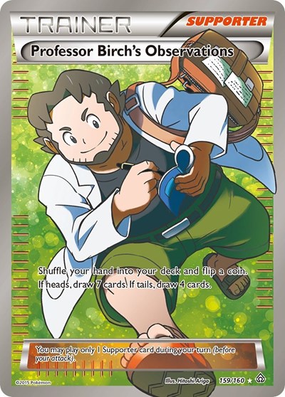 PRC: Professor Birch's Observations (159 Full Art) (Holofoil)