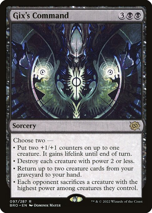 BRO: Gix's Command (Foil)