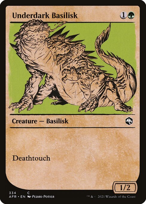 AFR: Underdark Basilisk (Showcase) (Foil)
