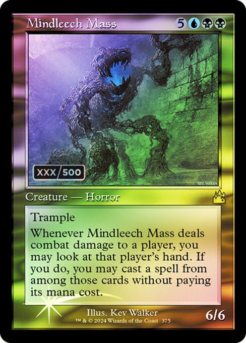 RVR: Mindleech Mass (Retro Frame) (Serial Numbered) (Foil)