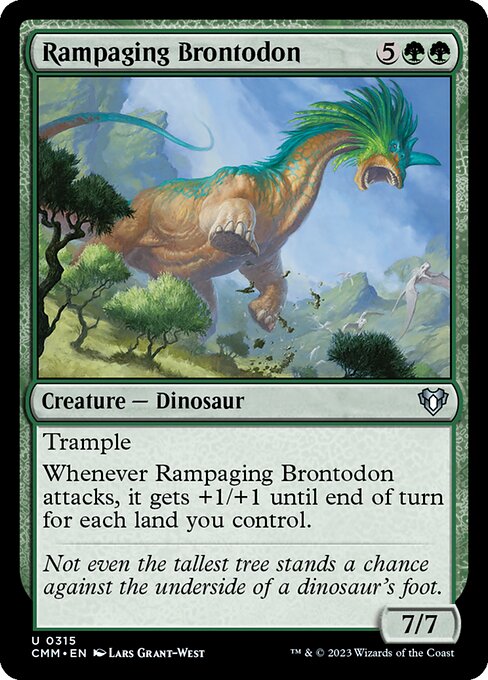 CMM: Rampaging Brontodon (Foil)