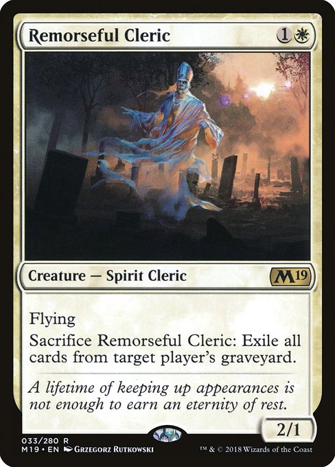 M19: Remorseful Cleric (Foil)