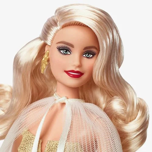 Barbie Holiday Doll 2023 with Platinum Blonde Hair