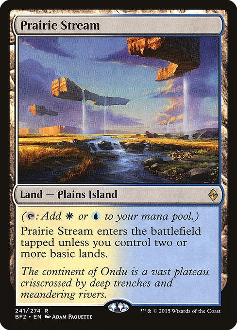 BFZ: Prairie Stream